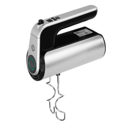 ВСЁГАЗИН Миксер ручной, 420Вт, 5 скоростей, функция "TURBO", LED-дисплей, нерж. сталь