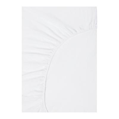 BY COLLECTION Простыня на резинке 160х200х25см, 100% хлопок, белый