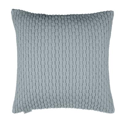 BY COLLECTION Чехол для подушки 50х50см, 100% хлопок, светло-серый