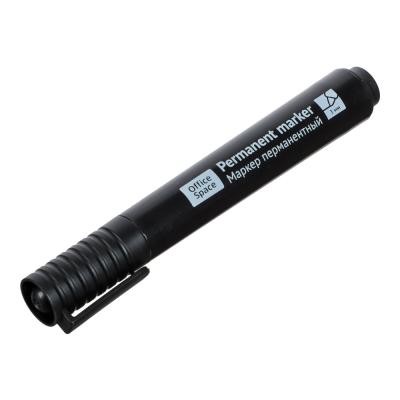 Маркер перманентный черный, пулевидный наконечник, линия 3мм, 265705
