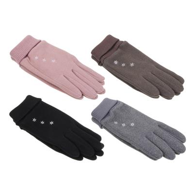 GALANTE Перчатки женские контактные с вышивкой, р. 18-20, 4 цвета,СЗПВ24-11