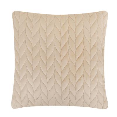 BY COLLECTION Чехол для подушки с кантом, 50х50см, 100% полиэстер, бежевый