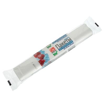 GRIFON Пакеты для замораживания 30шт, 3л, 18мкм, 25х35см, перфорированные, в рулоне, 101-052